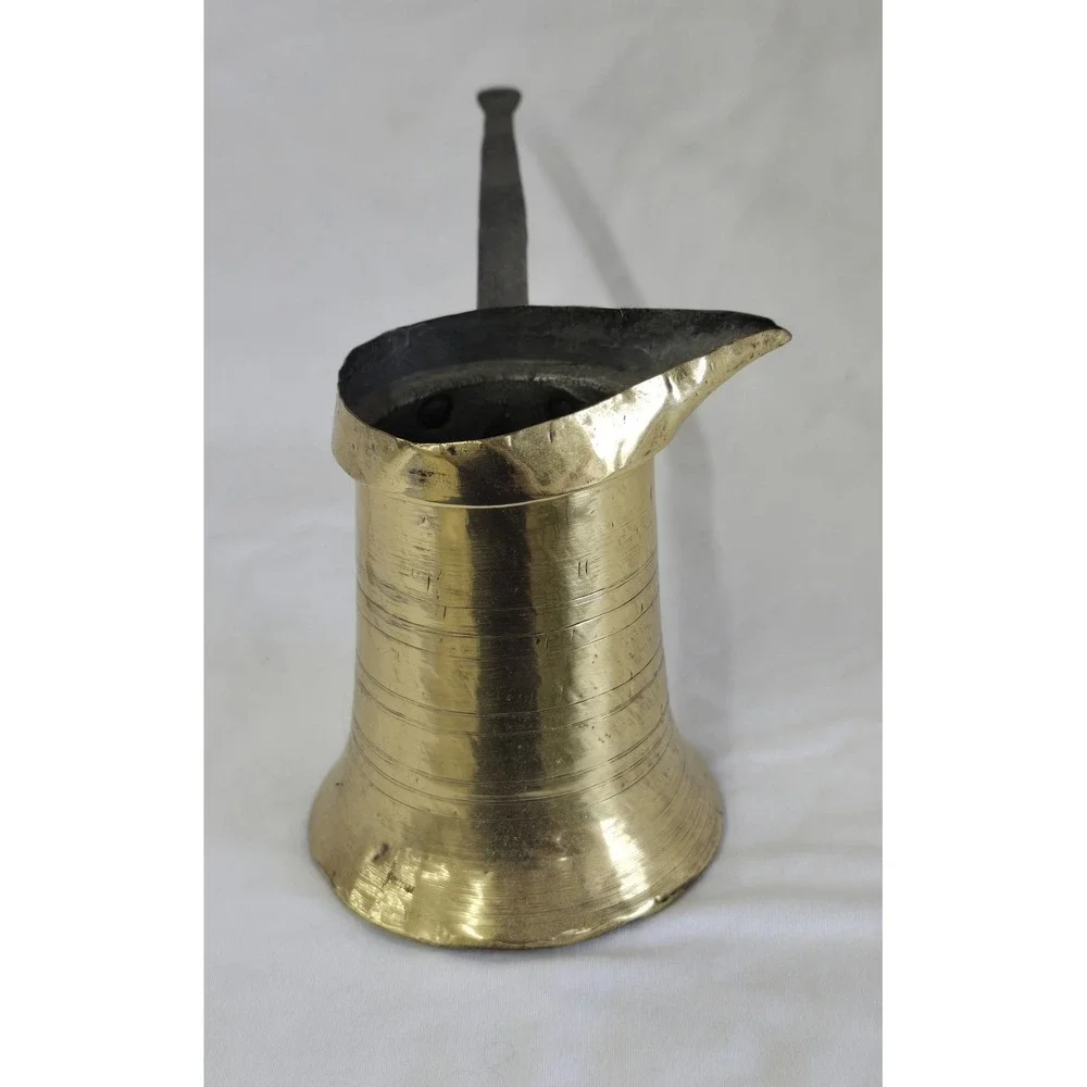 Brass Long Handled Ladle Pourer Dipping Bucket Pot‎
